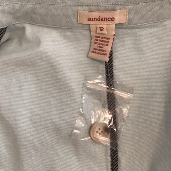 Minty fitted jacket w horn-look buttons. Sundance - Picture 8 of 9